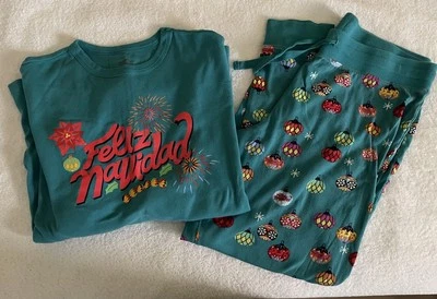 Wondershop Conjunto Pijama Navidad Hombre-Talla L-Verde azulado Foto 1 de 4