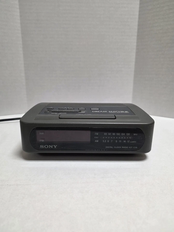 Radio reloj digital Sony Dream Machine ICF-C260 AM/FM Foto 1 de 4