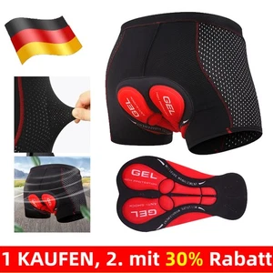 NUOVO 5D Gel pantaloni da bicicletta uomo donna imbottitura sedile pantaloni da ciclismo mutande L - Foto 1 di 8