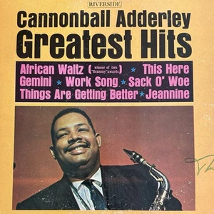 Cannonball Adderley Greatest Hits Vinyl LP (1966) Riverside EX/VG+ - Foto 1 di 6