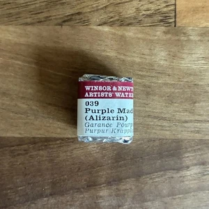 Winsor & Newton Künstler Aquarellfarbe Half Pan Purple Madder (Alizarin) - Bild 1 von 4