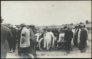 FRA. RPPC Circuit de la Sarthe No.12 - Weighing Renault Cars 1906 - Picture 1 of 2