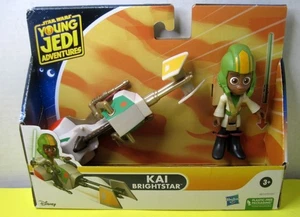 NEU HASBRO STAR WARS YOUNG JEDI ADVENTURES KAI BRIGHTSTAR Actionfigur Set - Bild 1 von 17