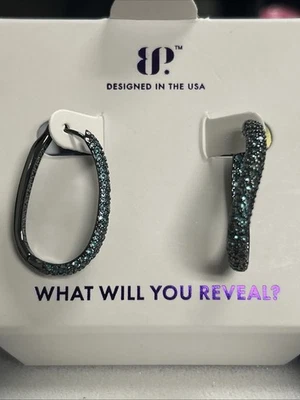 Bomb Party Sirens The Forgotten Trill Earrings Paraiba Hematite ER73655 - Image 1 of 2