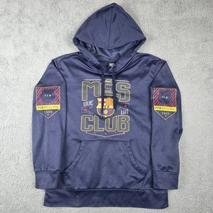 Sudadera con Capucha Fc Barcelona Para Hombre Azul Medio Mes Que Un Club Pullover Suéter Sudadera - Imagen 1 de 11