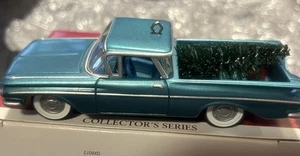 2001 Hallmark Keepsake 1959 Blue Chevrolet El Camino Christmas Ornament - Picture 1 of 11