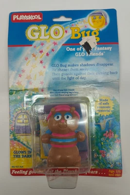 Boneco Hasbro Playskool Vintage Glo Friends Glo Bug 1986 lacrado - Imagem 1 de 4