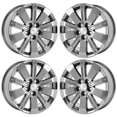 18" Chevrolet Equinox PVD Bright Chrome-C Wheels Rims Factory OEM 5434 2010-2015 - Image 1 of 3