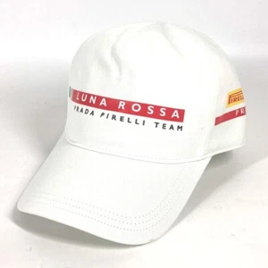 PRADA Logo LunaRosa Luna Rossa hat cap baseball cap cotton White Unused - Picture 1 of 14