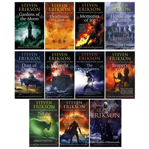 Steven Erikson 11 Book Collection Set(Vol. 1-11)(The Malazan Book of the Fallen) - Picture 1 of 9