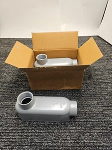 (2 Stück) Eaton Crouse-Hinds LB45 1-1/4" Leitungskörper Metall Steckdose Box - Bild 1 von 5