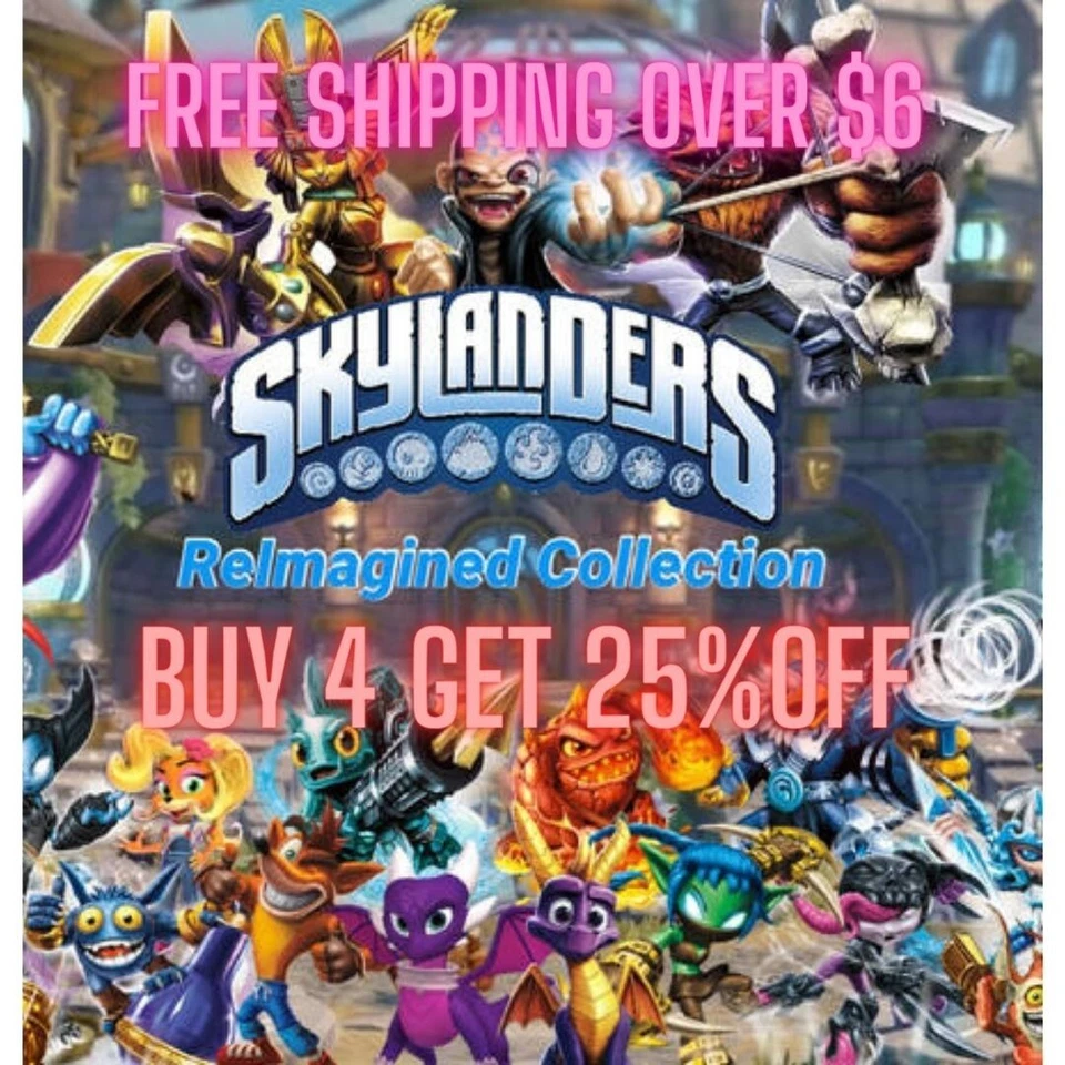 Figuras Skylanders **COMPRA 4 OBTÉN 25% ** AHORRA MÁS EN PAQUETE Construye tu colección Foto 1 de 1