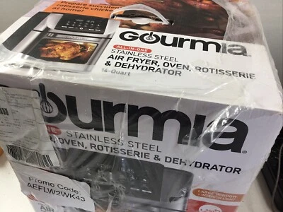 Gourmia Todo en Uno Digital Freidora de Aire Horno Asador Deshidratador 14-QT Plateado NUEVO Foto 1 de 4