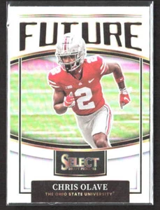 Selecciones del draft Panini Select 2022 #F-CO Chris Olave Future Silver Prizm casi nuevo/como nuevo - Imagen 1 de 2