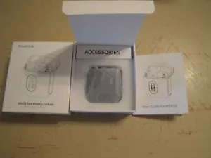 Rinsmola MD053 True Bluetooth Wireless Earbuds Deep Blue Earphone #E7 - Picture 1 of 3