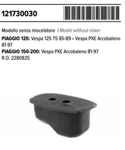 Serbatoio Benzina VESPA PX T5 125 1985-1989  VESPA PXE ARCOBALENO 125 1981-1987  - Foto 1 di 3