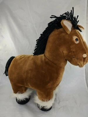 Cabbage Patch Kids Brown Horse Plush 16 Inch Coleco 1984 Stuffed Animal Toy - Image 1 of 4