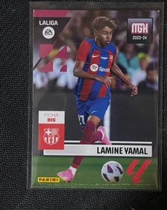 2023-24 Panini Liga Megacracks Lamine Yamal #108 Ficha Bis Card - Imagen 1 de 2