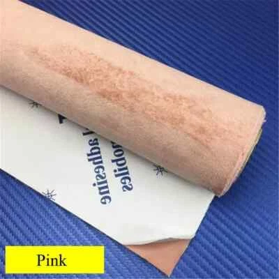 Self Adhesive Faux Suede Fabric Wrap Film Sticker Stretch DIY Car Interior Craft - Image 1 of 4