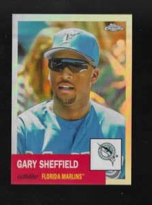 Raro GARY SHEFFIELD 2022 Topps Cromo Platino #425 RIFRATTORE ORO ROSA/75 - Foto 1 di 2