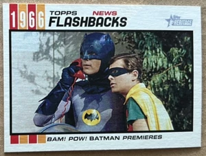 Tarjeta Batman 2015 Topps Heritage '66 News Flashbacs #NF-1 casi nueva-como nueva - Imagen 1 de 2