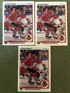 (3) Jeremy Roenick 1990-91 Upper Deck Rookie Karte Blackhawks HOF? RC #63 - Bild 1 von 3