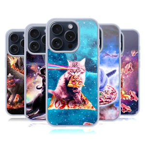 OFFICIAL RANDOM GALAXY SPACE CAT SOFT GEL CASE FOR APPLE iPHONE PHONES - Picture 1 of 15
