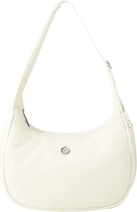 Babysun Mini Shoulder Bag Women Nylon Crescent 4L Underarm Ivory-4l - Picture 1 of 7