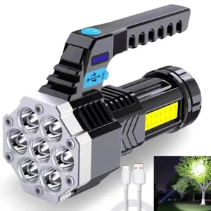 Luz Flash LED con Indicador de Batería Linterna Recargable 100.000 Lm - Imagen 1 de 6