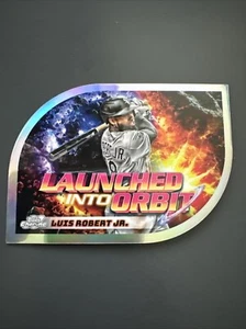 2024 Topps Cosmic Chrome Launched Into Orbit Luis Robert Jr. Die-Cut White Sox - Picture 1 of 2