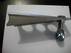FMR RACE CAR STEERING SHAFT COLUMN MOUNT WELD-ON BRACKET,OVERSIZED ROD END- NUTS - Foto 1 di 7
