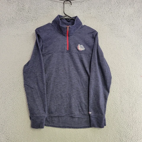 Gonzaga Bulldogs Sweater Mens S Small Blue Champion Pullover Sweatshirt Cover