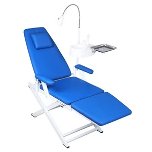 Silla dental plegable portátil, fácil de llevar, construcción de alta calidad - Imagen 1 de 6