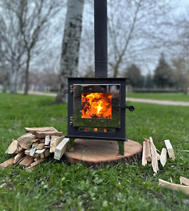 Camping wood stove, Tiny wood stove for tent, van, boat and camping.