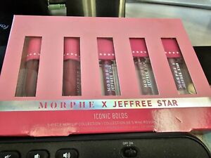 MORPHE x JEFFREE STAR  Iconic Bolds 5-PIECE MINI LIP COLLECTION 