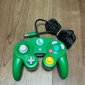 Club Nintendo Official Limited Luigi Green Blue Gamecube Controller GC Wii - Picture 1 of 17