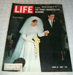 Life Magazine ~ April 14, 1967 ~ The Percy-Rockefeller Wedding - Picture 1 of 3