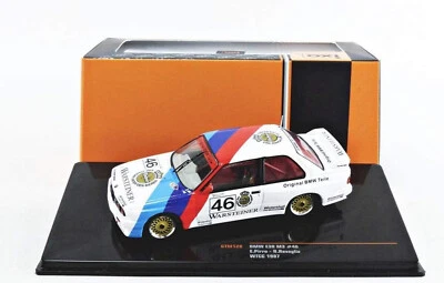 BMW M3 E30 #46 WTCC 1987 PIRRO RAVAGLIA IXO GTM128 1:43 WARSTEINER MOTORSPORT - Immagine 1 di 3