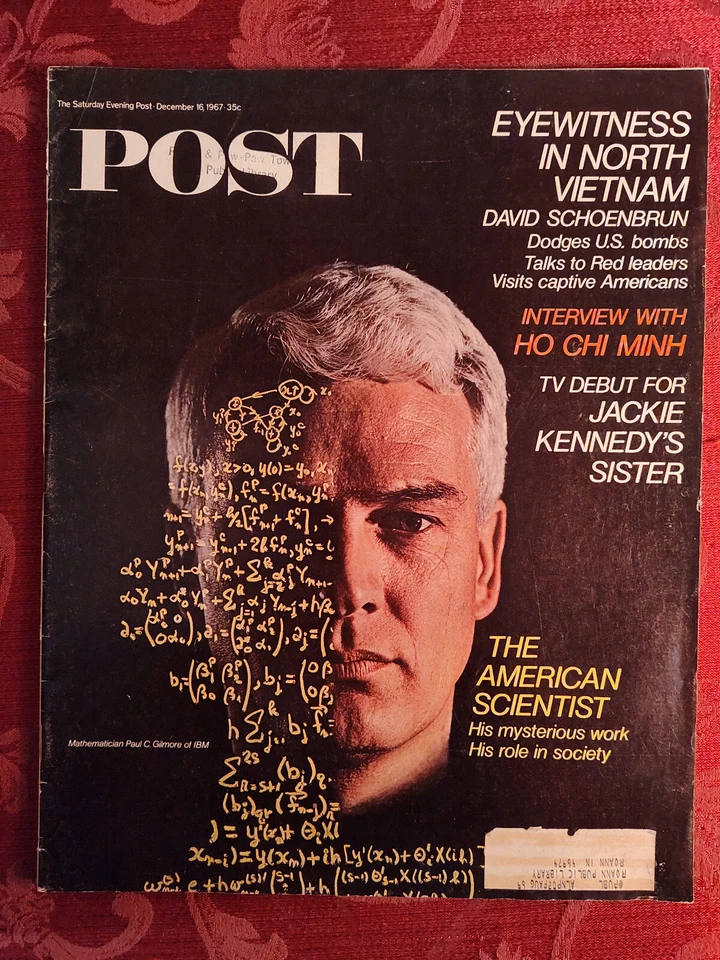 Saturday Evening POST December 16 1967 AMERICAN SCIENTIST LEE RADZIWILL - Image 1 of 1