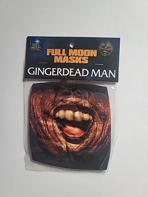 Gingerdead Man Full Moon Features Face Covering / Mask Cotton/Polyester Washable - Image 1 of 2