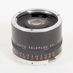 KENKO 3x TELECONVERTIDOR AUTOMÁTICO TELEPLUS para OLYMPUS PEN MONTAJE F pies cámara/lente #98 - Imagen 1 de 5