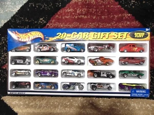 2002 Mattel Hot Wheels 20 Car Gift Set NEW in UNOPENED Package - Picture 1 of 6
