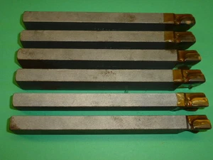 NOS! (6) VR/WESSON AL-44, 2A5 TOOL BITS, CARBIDE TIPPED, 1" x 1/2" x 7" - Picture 1 of 4