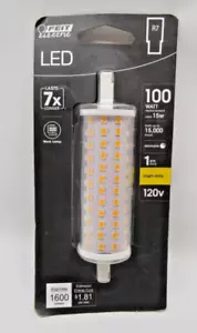 Feit Electric 100-Watt Equivalent R7S 118MM R7 Base LED Light Bulb Bright White - Picture 1 of 7