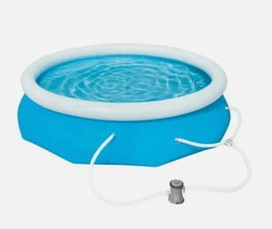 Bluescape Fast Set 10' x 30'' Round Inflatable Soft Sided Above Ground - Picture 1 of 4