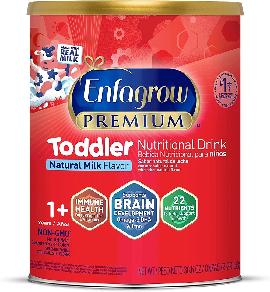 (4 Pack) Enfagrow Premium Non-GMO Toddler Formula 36.6 oz ( 1YRS PLUS) EXP 12/25 - Image 1 of 1