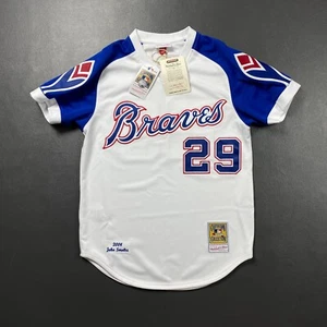 100% Authentic John Smoltz Mitchell Ness 2004 Braves Jersey Size 40 M Mens - Picture 1 of 7
