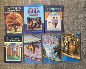 Abeka Reading Program Lot 7 Books 3rd Grade Christian Homeschool Student Readers - Foto 1 di 6