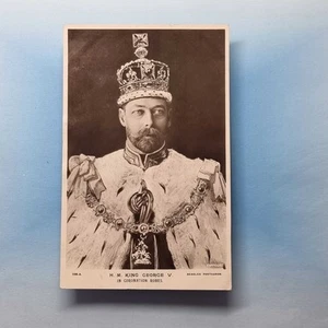 Britisches Royalty Postkarte King George V um 1911 Echtfoto Krönung - Bild 1 von 2