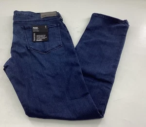 Paige Federal Transcend Slim Straight Fit Jeans KENWOOD Denim Blau Größe 34 - Bild 1 von 4
